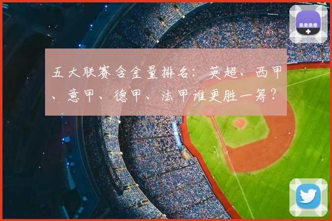 五大联赛含金量排名:英超、西甲、意甲、德甲、法甲谁更胜一筹?